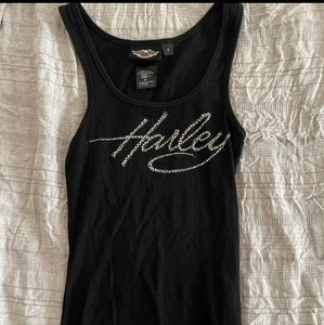 Size medium bling Harley Davidson tank